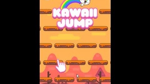 Kawaii jump platform game high score 96