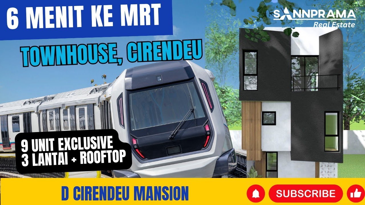 RUMAH 3 LANTAI + ROOFTOP HANYA 10 MENIT KE MRT LEBAK BULUS (3km)