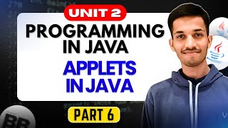 Applets in Java | Part 2.6 | Unit 2 | Programming in Java