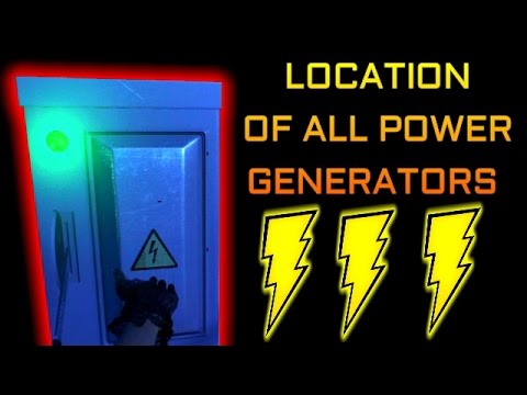 Location Of All Power Generators How To Turn On The Power Infinite Warfare Zombies