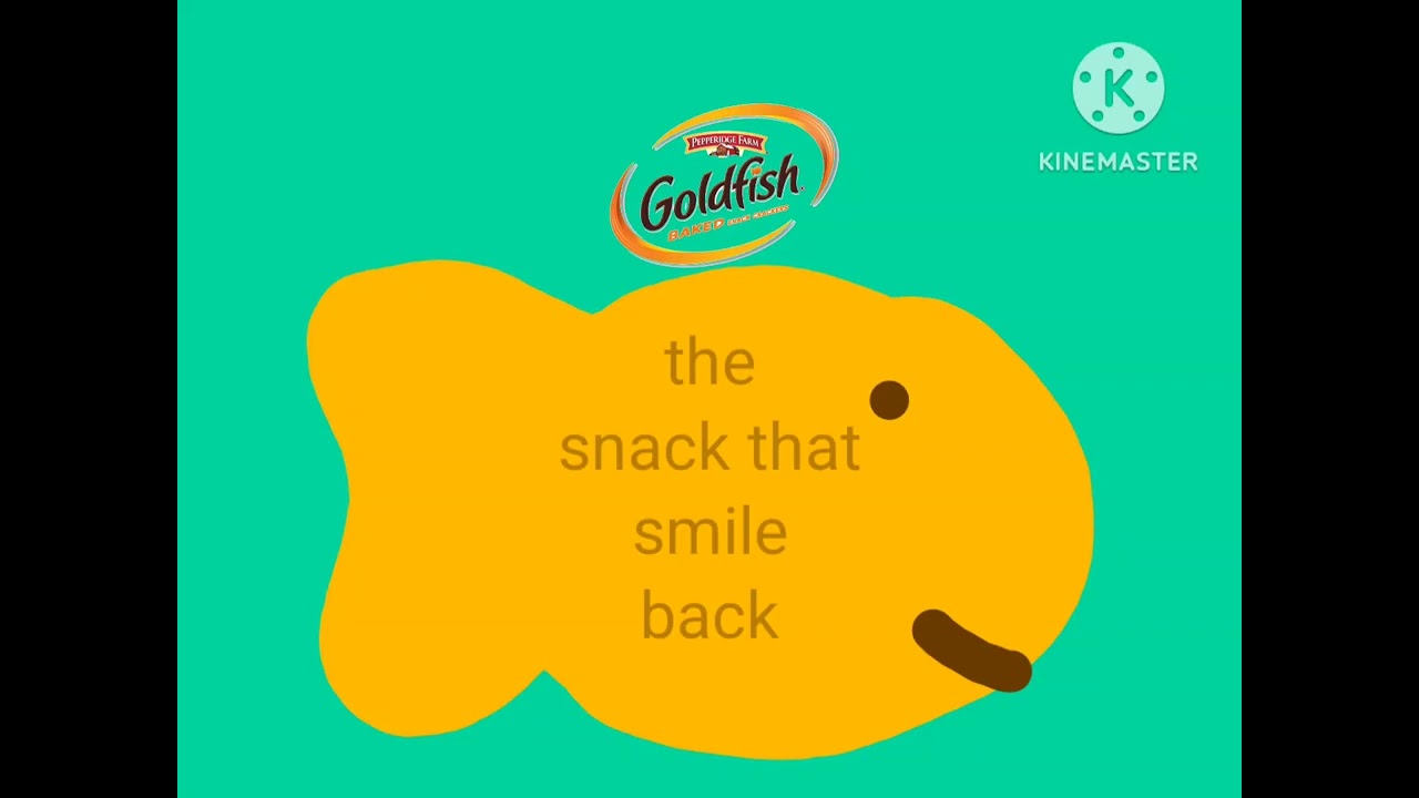 Goldfish Crackers the Snack that smile back 2004-2007 Logo Remake