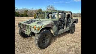 FOR SALE  $15,900  AM General M998 Humvee 4 dr   stock# 151041   MAIN STREET MOTORS   Denison, Texas