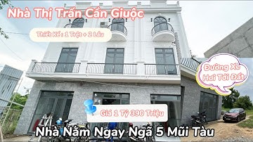 Bán Nhà Cần Giuộc Nằm Ngay Trung Tâm Thị Trấn Cần Giuộc Giá Hết Hồn [ Nam Bất Động Sản Cần Giuộc ]