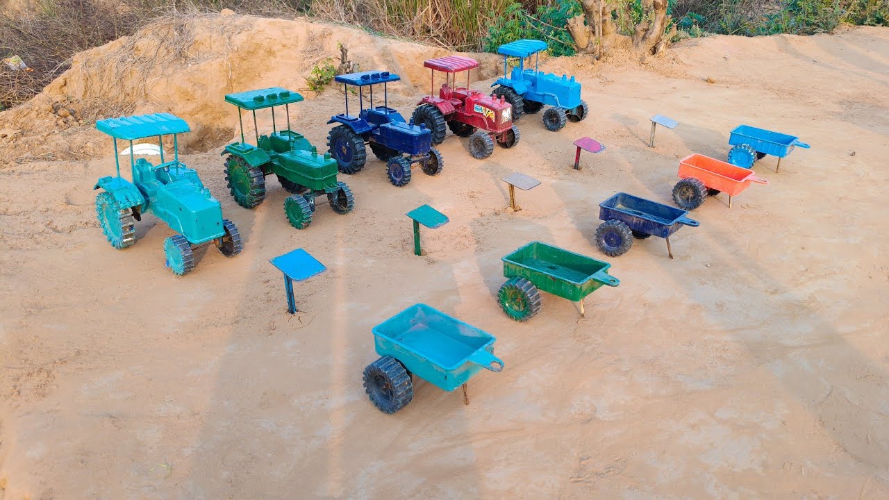 Colorful Tractors Soil Mission |  Tractor Fawda Rescue Adventure for Kids 🚜🌈