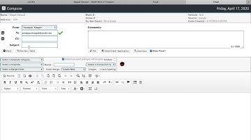 How to send an email in Elead CRM
