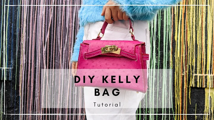DIY Leather Craft, how to make A Mini Kelly Bag By Myself, Inspired by Kelly Hermes