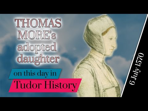 6 July - Margaret Clement, Sir Thomas More's adopted daughter #shorts