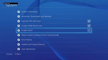 PS4 v1.70 update : Turn PS4 HDCP off