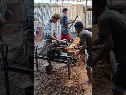 Proses pembuatan BATA PRESS rapi dan cepat part 5