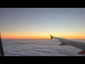 S04 E04 | Flying From Gatwick | Sunrise view with Orange Skies 🍊