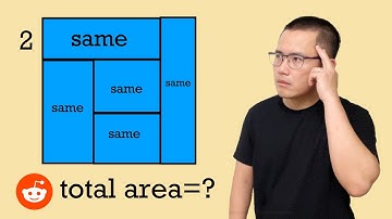 How can we do that? 5 equal-area rectangles in a square problem. Reddit geometry r/theydidthemath