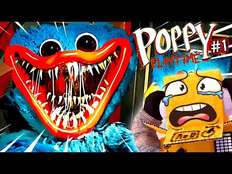 HUGGY WUGGY ХОЧЕТ ПОИГРАТЬ! СТРАШНАЯ ИСТОРИЯ ИГРУШЕК Poppy Playtime Chapter 1 ПРОХОЖДЕНИЕ