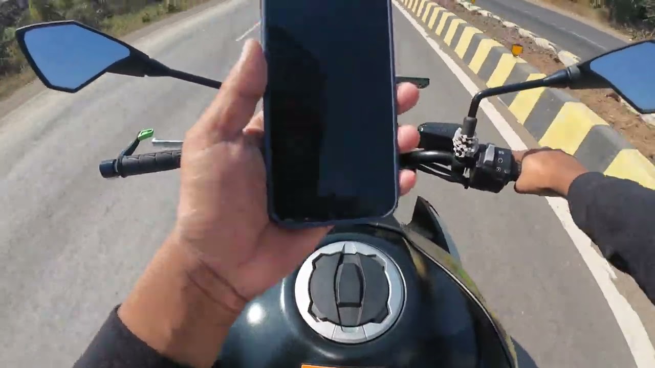 1st Dji action 4 camera video with my New z900.2025