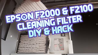 DIY Epson F2000/ F2100 DTG Make Own Air Filter Cleaner Epson & Save $100's Using A Cabin Filter