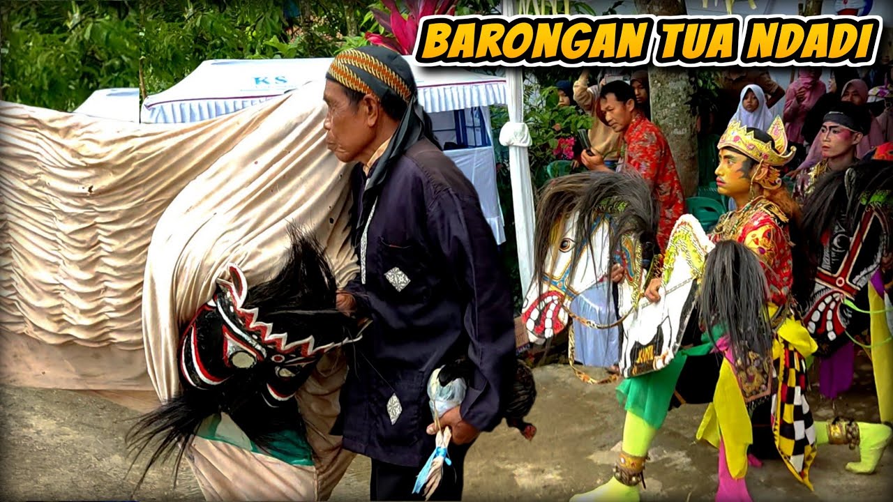 BARONGAN TUA NDADI SAAT ARAK ARAKAN PENGANTEN SUNAT || EBEG TURONGGO JATI