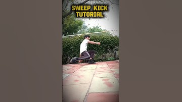 Sweep Kick Tutorial🥋🔥#taekwondo #karate #kungfu  #motivation #trick #training #speed #power #shorts