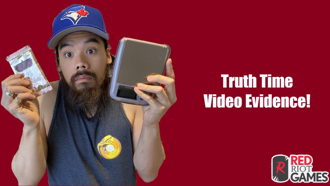 Flesh and Blood: Weighing Monarch Booster Packs....video evidence. Chef Curry With The Shot!