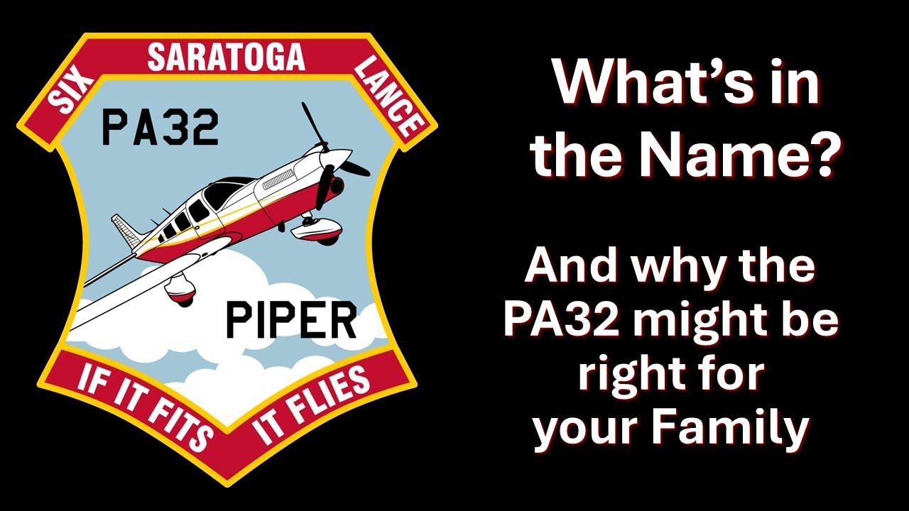 PA32 Airplane? Right for your family?