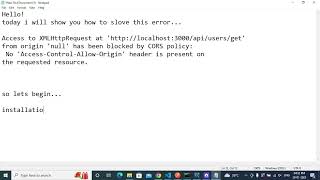 Access to XMLHttpRequest at 'http://localhost' from origin 'null' has been blocked by CORS