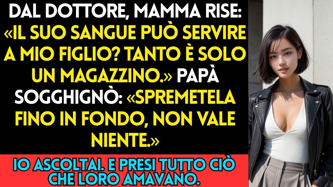 Le luci fluorescenti della clinica ronzavano sopra di me mentre sedevo sulla sedia nell'angolo, con le ginocchia strette al petto. Mia madre non mi aveva permesso di sedermi accanto a lei e a mio...
