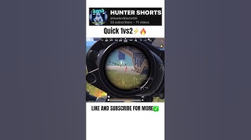 Quick 1vs2 In Second ⚡️ #bgmi #pubgmobile #shorts #viral