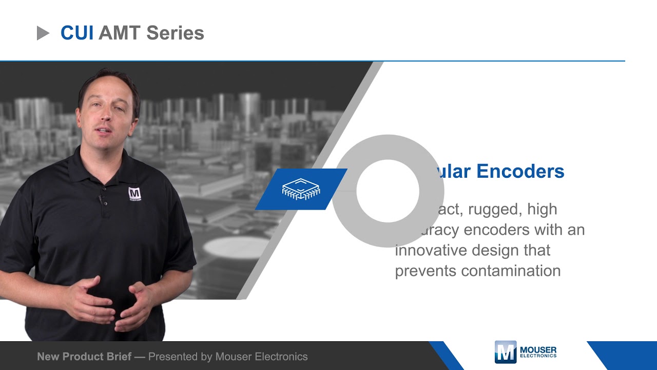 CUI Inc. AMT Encoders — New Product Brief | Mouser Electronics - YouTube