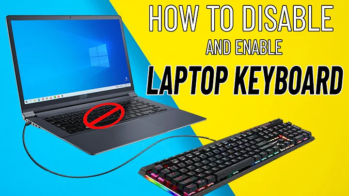 Disable and Enable Laptop keyboard | How To Disable Internal Keyboard Laptop 2022