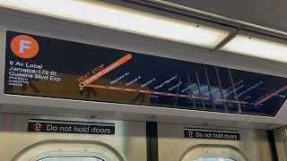 IND Subway R211A F Train Ride from Coney Island to Jamaica-179th Street via 53rd Street