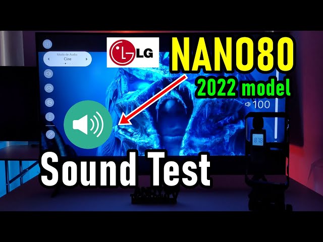 LG NANO80 VERSIÓN 2022: PRUEBA DE SONIDO / SMART TV 4K - YouTube