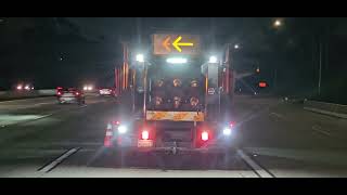 7/15/25 taking lanes part 5. Closed lanes 3-5 on sb805 from Balboa to Mesa College