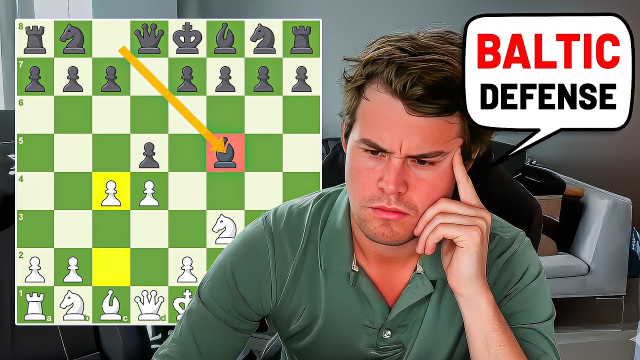 Magnus Carlsen Shows How to Play the Baltic Defense! - YouTube