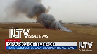 Rockets \& bombs from Gaza – shooting in the West Bank