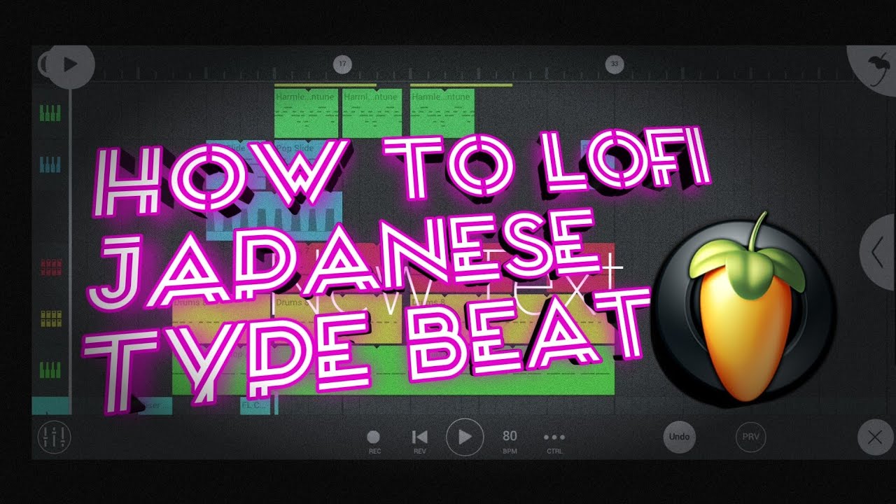 How to LoFi beat In FL Studio Mobile EASY 7mins tutorial (Japanese type ...