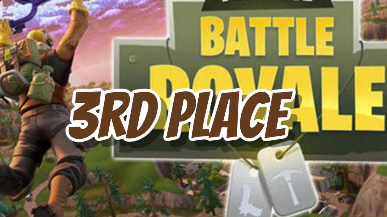 Getting 3rd place in solos Fortnite YouTube