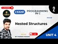 4.2 Nested Structures | Programming in C | CS3251 | Anna university R2021 in Tamil