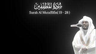 The Inhabitants of Paradise🫠| Surah Mutaffifin | Qur'an83:19-28 | by Sheikh Yassar Al Dosari |part A