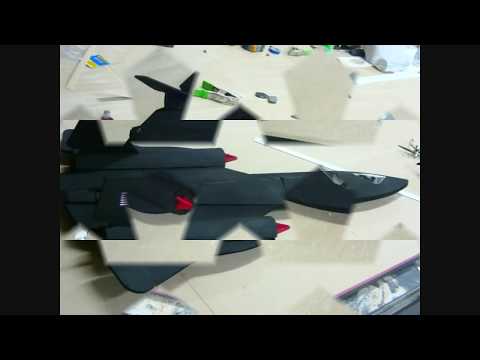 My Bad to the Foam SR-71 Cut, Build, and Maiden Fl...