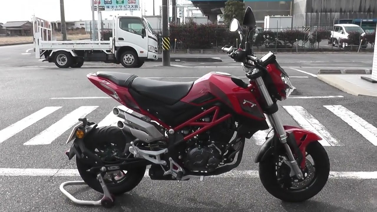 Benelli 新車 TNT125 ベネリ（動画とメーター写真は試乗車です