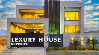 10 Marla Modern House & Lexury House For Sale with Modern interior Design & Lexury Bath Room & Map