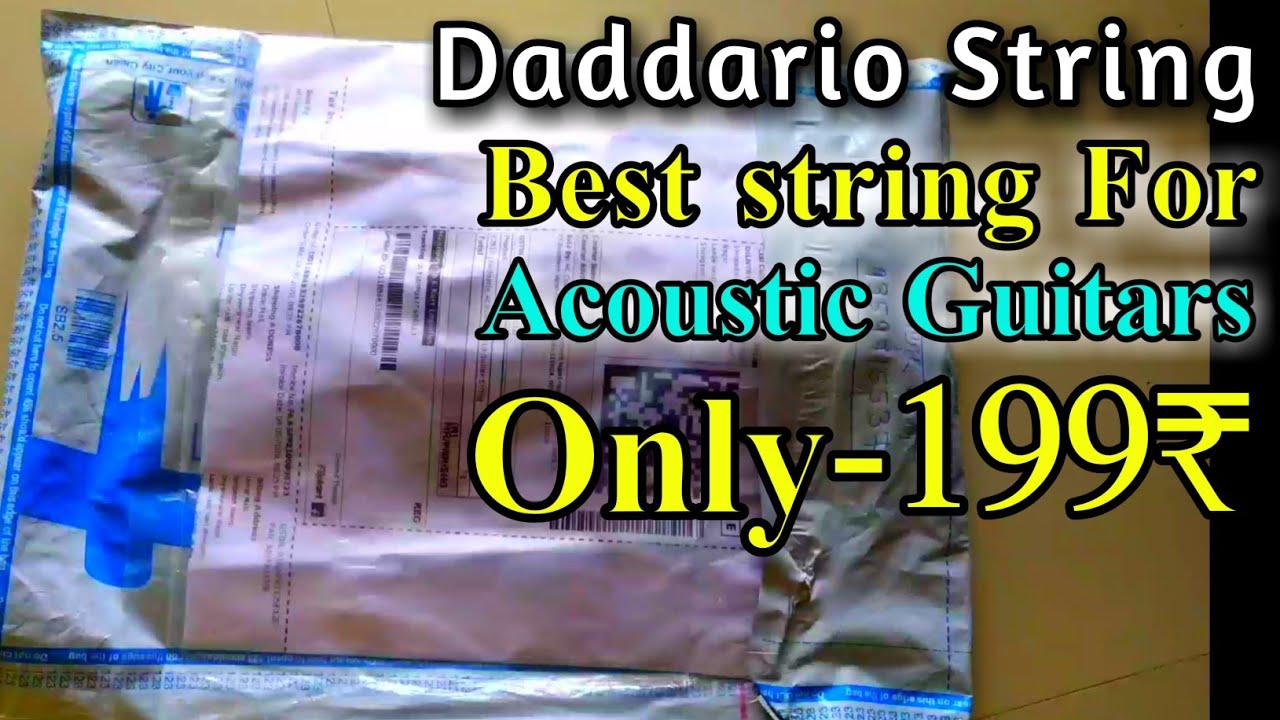 D'Addario EZ910 Guitar String Unboxing In hindi Best String for