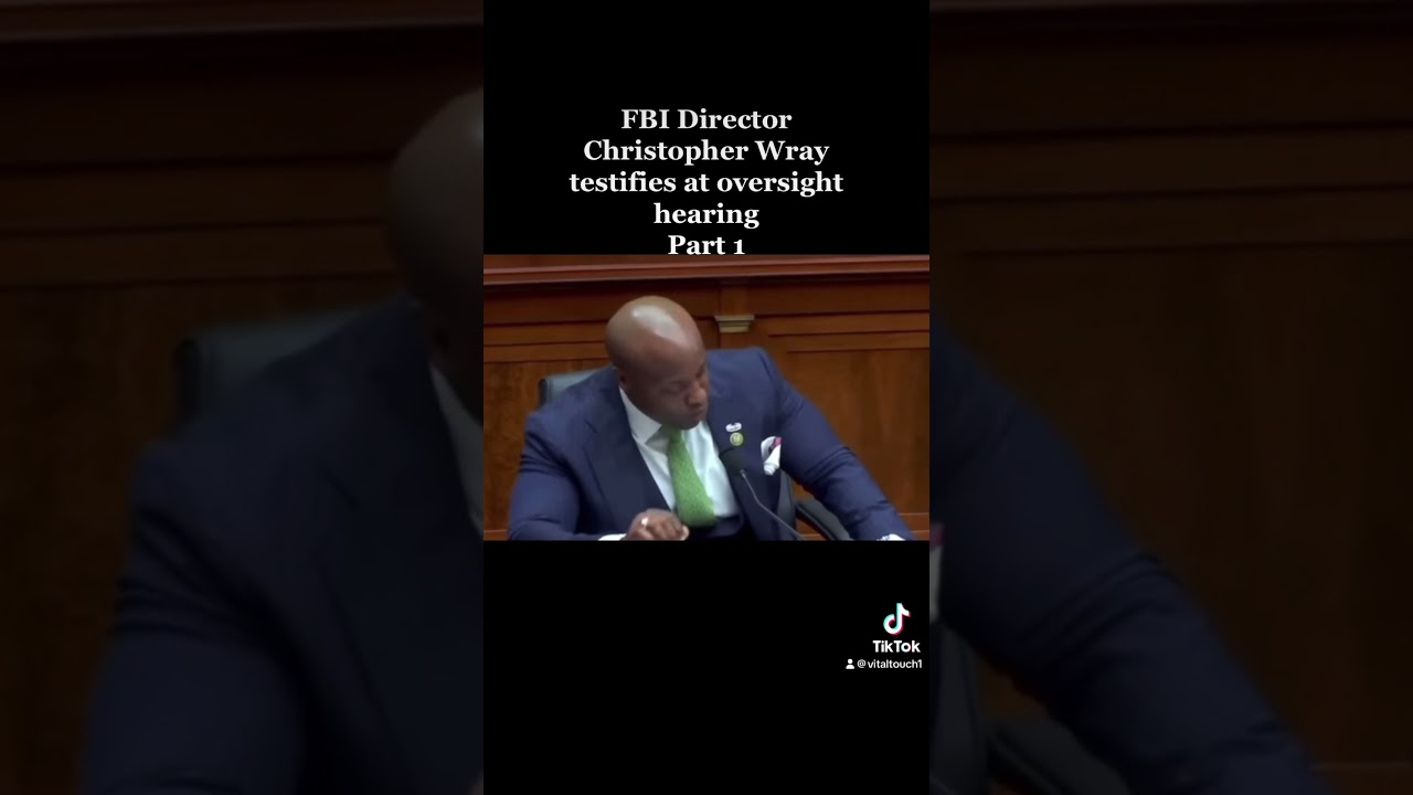 FBI Director Christopher Wray testifies at oversight hearing 