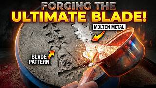 I Cast a Custom Fantasy Blade from Scrap Metal!