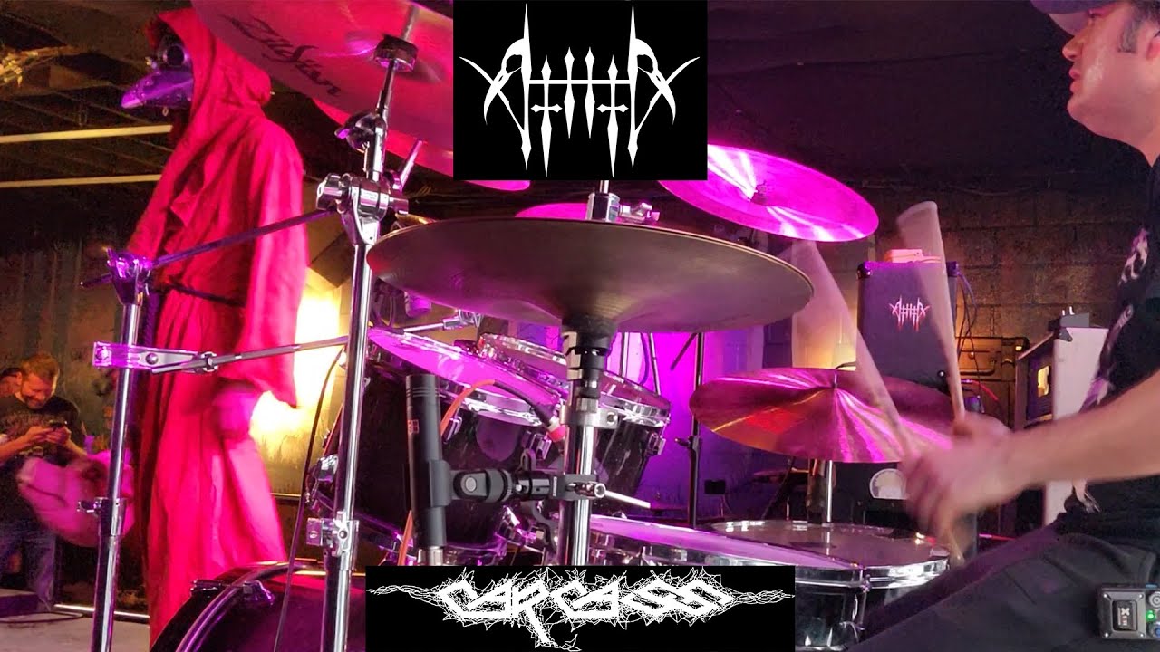 CARCASS This Mortal Coil Cover Live W/ NIHIL drum cam