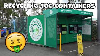 Earning Money Recycling! RVM 10c Container Deposit | Containers for Change  QLD, Aus