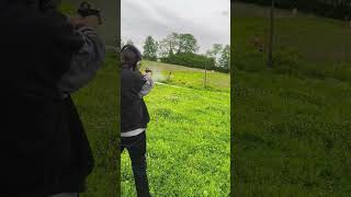 Practicing target transitions with my G47 #airsoft #youtubeshorts #pewpewlife