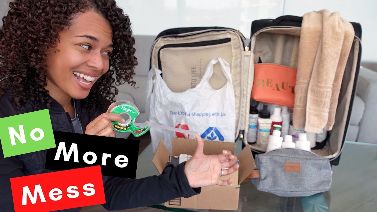 Travel Smarter with these Hair Product Packing Tips! Travel Tips for Curly Hair