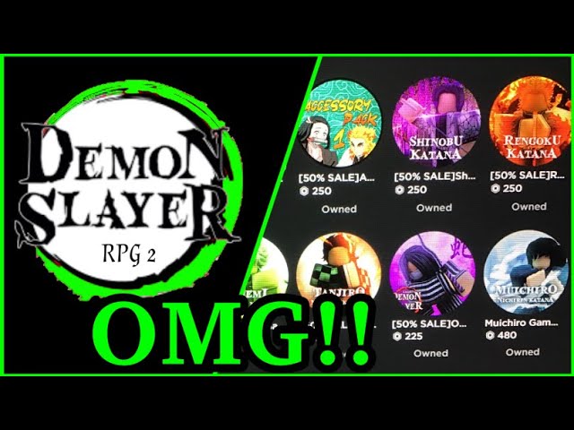 ROBLOX Demon Slayer RPG 2 Halloween Update! + Black thunder and