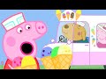 Peppa Pig Runs A Ice Cream Van Family Kids Cartoon 