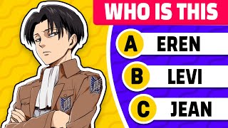 Attack On Titan Quiz | Guess the attack on titan characters screenshot 3