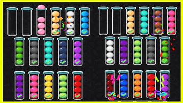 Color Ball Puzzle Gameplay |All Levels android,ios [Classic: 507-511 |ASMR&Gaming